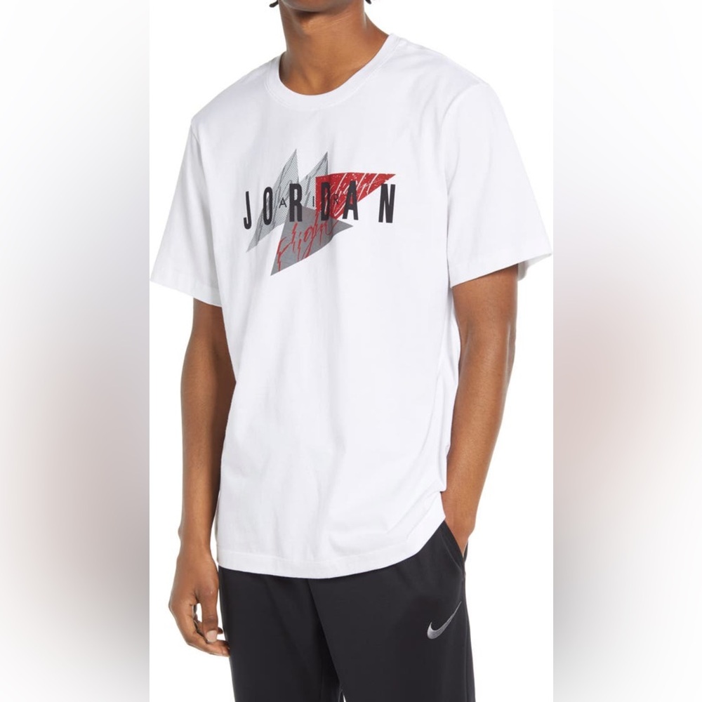 Jordan Jumpman Air Graphic Tee | Medium, WHITE